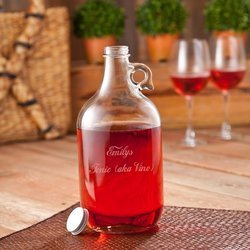 Personalized Wine Jug Set