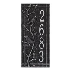 Personalized Woodridge Vertical Wall Plaque