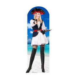 Pirate Wench Stand-in Cardboard Cutout