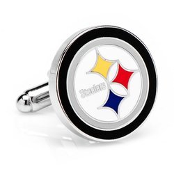 Pittsburgh Steelers Cufflinks - Silver