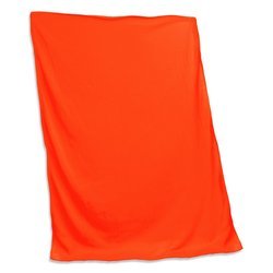 Plain Carrot Sweatshirt Blanket