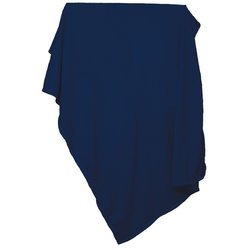 Plain Navy Sweatshirt Blanket