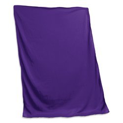 Plain Purple Sweatshirt Blanket