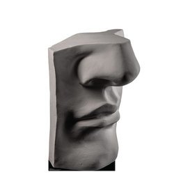 Plaster Face Cardboard Cutout