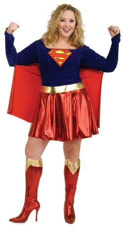 Plus Size Supergirl Costume