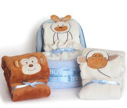 Plush Diaper Cradle Baby Boy Gift Set