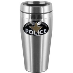 Police Steel Travel Mug