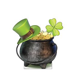 Pot of Gold Cardboard Cutout