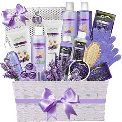 Premium Lavender Bath & Body Gift Basket