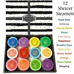 Purelis Aromatherapy Shower Steamers Gift Set - 12 Pieces