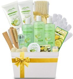 Purelis Cucumber Melon Spa Gift Basket