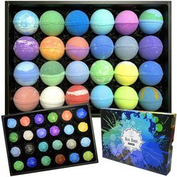 Purelis Men's Bath Bomb Gift Set - 24 Pieces