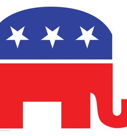 Republican Elephant Cardboard Cutout