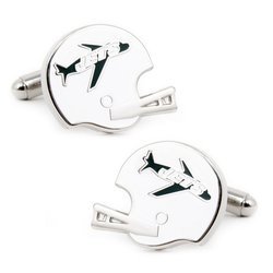 Retro New York Jets Helmet Cufflinks