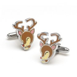 Retro Rudolph Cufflinks