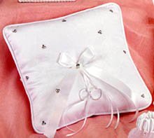 Ring Pillow - Crystal Clusters