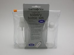 Samsonite Carry-on Toiletry Bottle Set - Plastic Travel Bottles