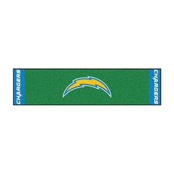 Los Angeles Chargers Golf Putting Green Mat