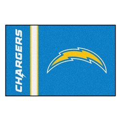 Los Angeles Chargers Rug - Uniform Inspired Logo