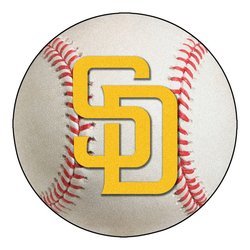 San Diego Padres Baseball Rug