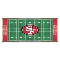 San Francisco 49ers Football Field Runner Rug