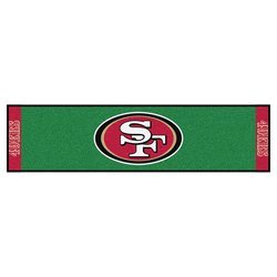 San Francisco 49ers Golf Putting Green Mat