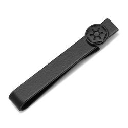 Satin Black Imperial Symbol Tie Bar
