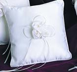 Satin Rose Collection Ring Pillow