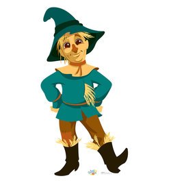 Scarecrow Kids WOZ Art Cardboard Cutout