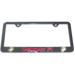 Semper Fi License Plate Frame