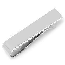 Short Stainless Steel Personalized Tie Bar