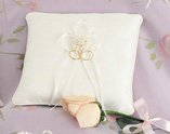 Silk Organza Daisy Collection Ring Pillow