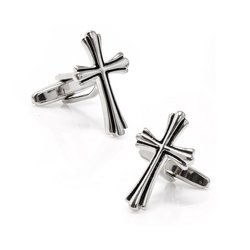 Silver Cross Cufflinks