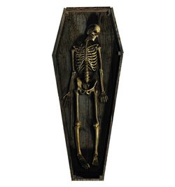 Skeleton Casket Cardboard Cutout