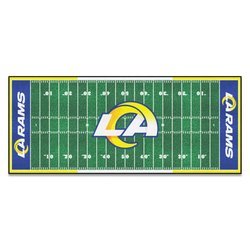 Los Angeles Rams Football Field Runner Rug