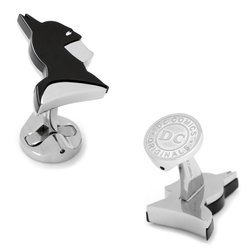 Stainless Steel Batman Profile Cufflinks