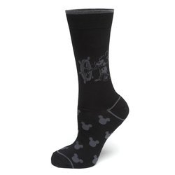 Steamboat Willie Black Socks