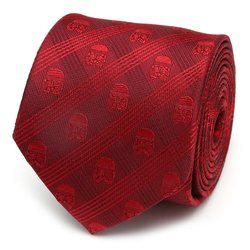 Stormtrooper Red Plaid Men's Tie