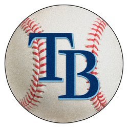 Tampa Bay Rays Baseball Rug