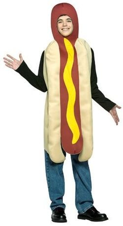 Teen Hot Dog Costume - Lightweight