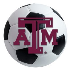 Texas A&M University Soccer Ball Rug