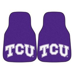 Texas Christian University Car Mat Set