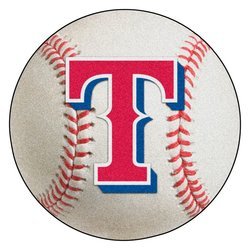 Texas Rangers Baseball Rug