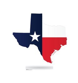 Texas State Standup Cardboard Cutout