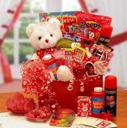 The Bear of Hearts Kids Valentine Gift Box