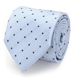 The Hector Tie (Blue Houndstooth Dot Men's Tie)