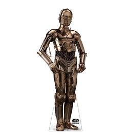 The Mandalorian Nevarro Copper Droid Cardboard Cutout