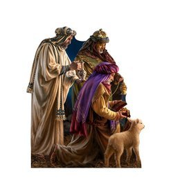 Three Wise Men Dona Gelsinger Art Cardboard Cutout