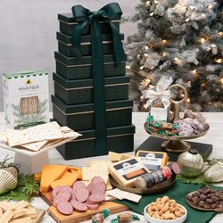 'Tis The Season Meat and Cheese Gift Tower