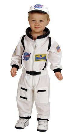 Toddler Jr. Astronaut Suit (White)